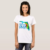 私はハリケーンのイルマの女性のTシャツを生き延びました Tシャツ (正面フル)