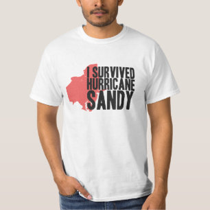 私はハリケーンのサンディのTシャツを生き延びました Tシャツ