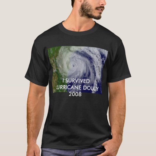 私はハリケーンのトロッコ2008年を生き延びました Tシャツ (正面)