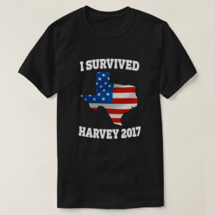 私はハリケーンのHarveyメンズテキサス州のワイシャツを生き延びました Tシャツ