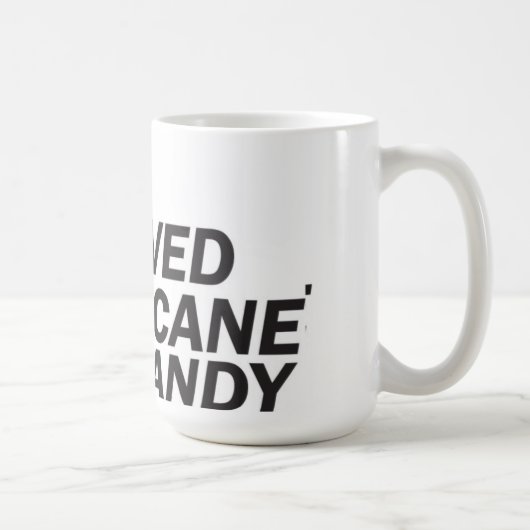 私はハリケーンサンディを生き延びました コーヒーマグカップ (右)