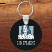 私はハリス話ホイマー選大統領の選 キーホルダー (正面)