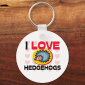 私はハリネズミを愛している キーホルダー (正面)
