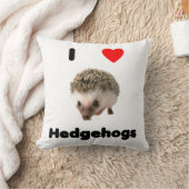 私はハリネズミを愛します クッション (ブランケット)