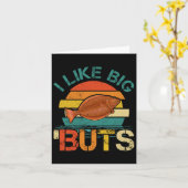 私はハリバイの魚釣り・フィッシャーのために大きなブツが好き カード (黄色い花)