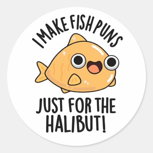 私はハリファイを目的に魚のフンをおもしろい作る ラウンドシール (正面)