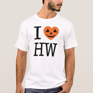私はハロウィンのワイシャツを愛します Tシャツ