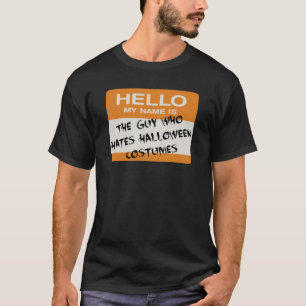 私はハロウィンの衣裳のTシャツを憎みます Tシャツ