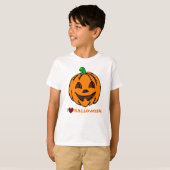 私はハロウィンを愛します Tシャツ (正面フル)