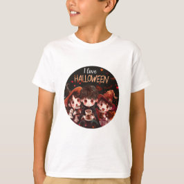 私はハロウィンシリーズデジタルプリント Tシャツ