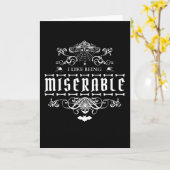 私はハロウィン悲惨なカードであることを好みます カード (黄色い花)