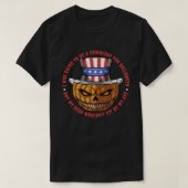私はハロウィーンの民主党員になるつもりだった Tシャツ (デザイン正面)