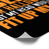 私はハロウィーンの自由主義のための予定だったが、H ポスター (角)