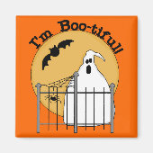 私はハロウィーンのTシャツとギフトが大好き マグネット (正面)