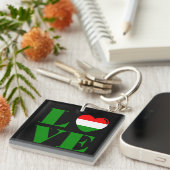 私はハンガリーが大好きだ キーホルダー (正面右)