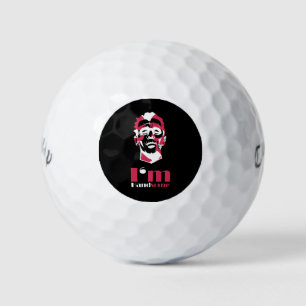 私はハンサムな抽象芸術顔ケースメイトiPhoneケース ゴルフボール