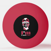 私はハンサムな抽象芸術顔ケースメイトiPhoneケース 卓球ボール (正面)