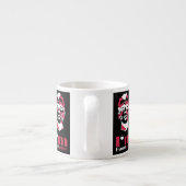 私はハンサムな抽象芸術顔ケースメイトiPhoneケースT エスプレッソカップ (裏面)