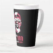 私はハンサムな抽象芸術顔ケースメイトiPhoneケースT カフェラテマグ (右アングル)