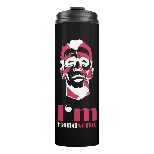 私はハンサムな抽象芸術顔ケースメイトiPhoneケースT タンブラー (正面)