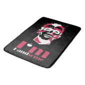 私はハンサムな抽象芸術顔ケースメイトiPhoneケースT バスマット (アングル)