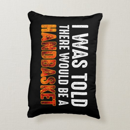 私はハンドバスケットがあると言われた アクセントクッション (裏面(縦))