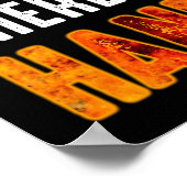 私はハンドバスケットがあると言われた ポスター (角)