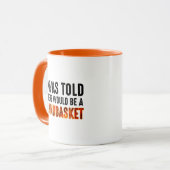 私はハンドバスケットがあると言われた マグカップ (正面左)