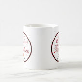 私はハンドバッグを愛します コーヒーマグカップ (中央)