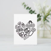 私はハンドバッグポストカードが大好き ポストカード (スタンド正面)