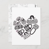 私はハンドバッグポストカードが大好き ポストカード (正面/裏面)