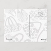 私はハンドバッグポストカードが大好き ポストカード (裏面)