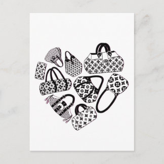 私はハンドバッグポストカードが大好き ポストカード