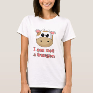 私はハンバーガーではないです Tシャツ