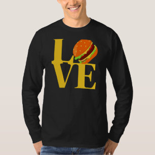私はハンバーガーの美味し最高のいチーズバーガーのスライダーが大好き Tシャツ