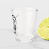 私はハートおよび矢愛します ショットグラス (右)