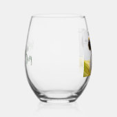 私はハートお母さんの日ステムレスワイングラス ステムなしワイングラス (右)