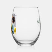 私はハートお母さんの日ステムレスワイングラス ステムなしワイングラス (左)