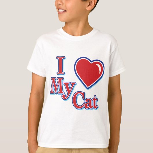私はハートが好きだ Tシャツ (正面)