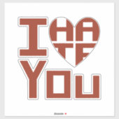 私はハートだが私は君を憎む シール (シート)