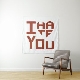 私はハートだが私は君を憎む タペストリー