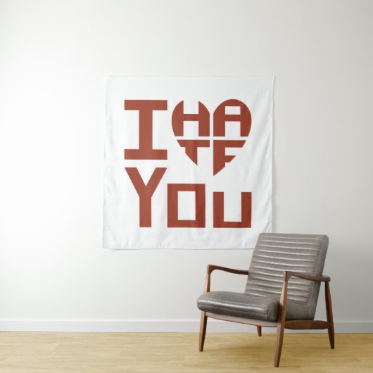 私はハートだが私は君を憎む タペストリー (インサイチュ)