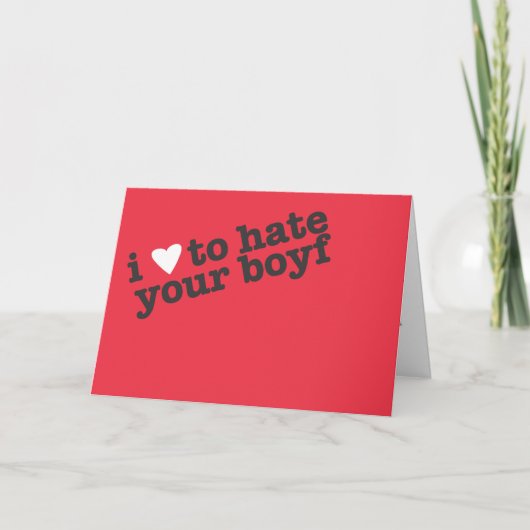 私はハートで彼氏を嫌う シーズンカード (正面)