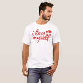 私はハートとの引用文が大好き Tシャツ (正面フル)