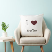私はハートと一緒に クッション (椅子)