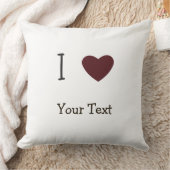 私はハートと一緒に クッション (ブランケット)