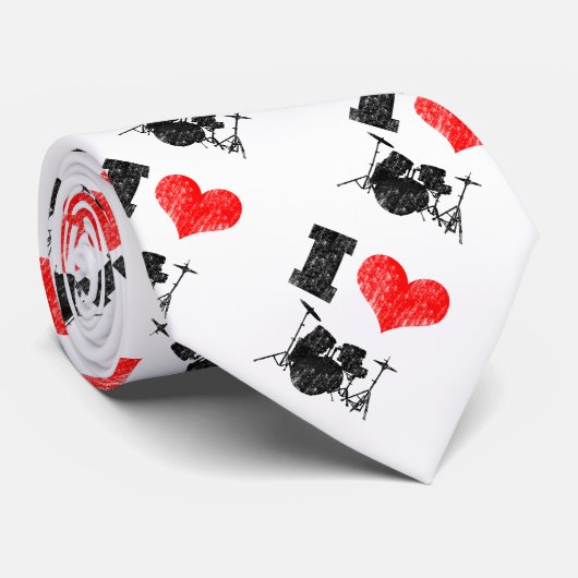 私はハートのドラムを愛します ネクタイ (ロール)
