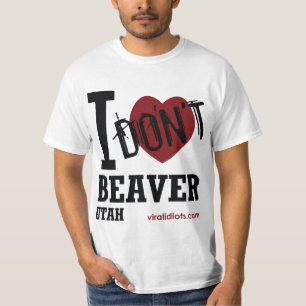 私はハートのビーバー、ユタ Tシャツ
