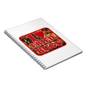 私はハートのフライ虫が大好き ノートブック (右側)