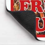 私はハートのフライ虫が大好き マウスパッド (コーナー)